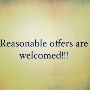 Reasonable offers are accepted!